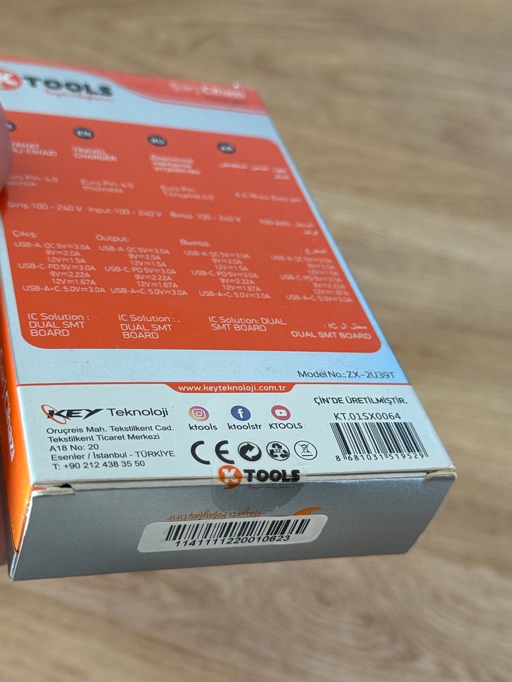KTOOLS 20W Hızlı Şarj Cihazı - Görsel 3
