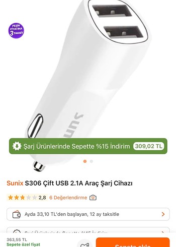 Çift USB Girişli Araç Şarj Cihazı - Görsel 3