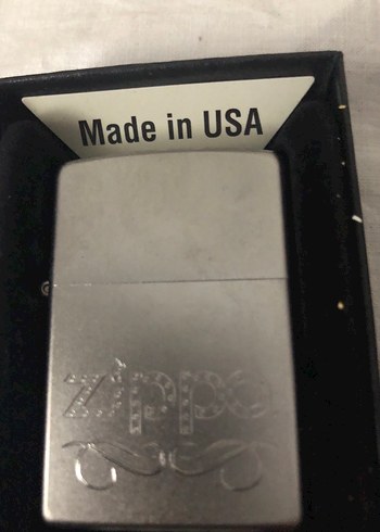 Gri Vintage Zippo Çakmak