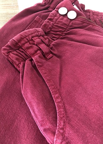 xs Beden bordo Renk Zara etek