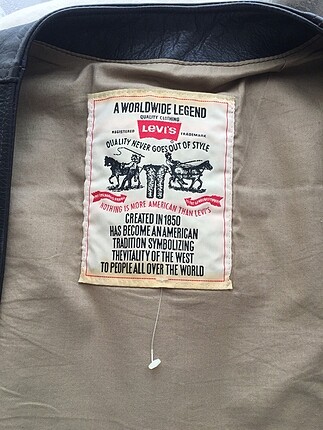 Levis marka deri yelek