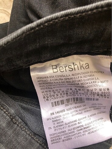36 Beden Bershka marka pantalon