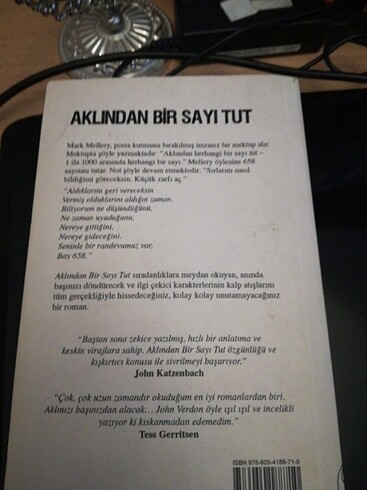  Aklından bir sayı tut john verdon