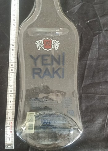 Paşabahçe Yeni Rakı Şişesi Şeklinde kayık tabak