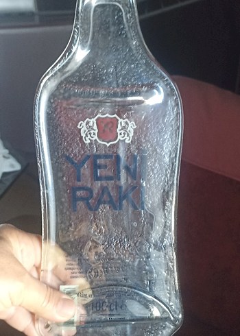 Yeni Rakı Şişesi Şeklinde kayık tabak