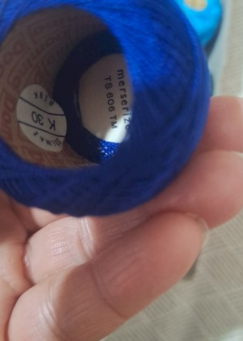 Mavi Renkli Nakış İpliği Seti - Görsel 5