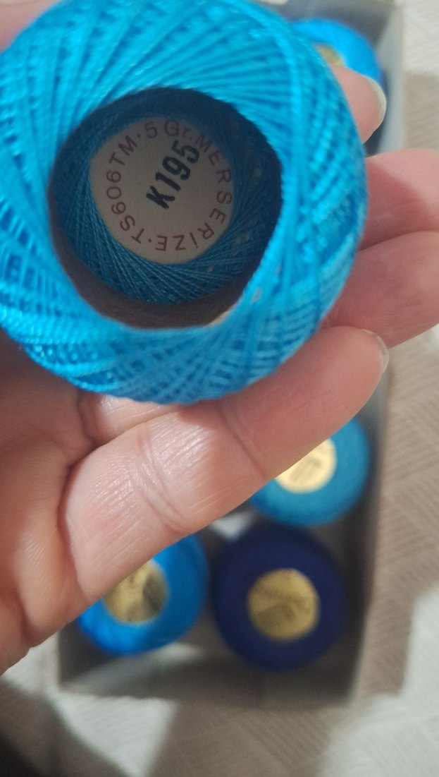 Mavi Renkli Nakış İpliği Seti - Görsel 4