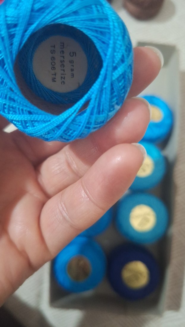 Mavi Renkli Nakış İpliği Seti - Görsel 3