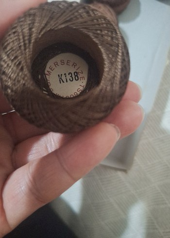 Kahverengi Nakış İp Seti domino Ören bayan - Görsel 3