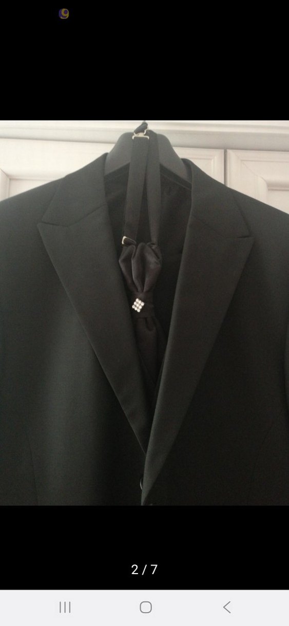 Siyah Erkek Damatlik Takım Elbise - Görsel 2