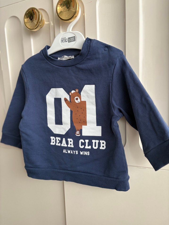 İkiz bebekler içinErkek bebek Sweatshirt - Görsel 4