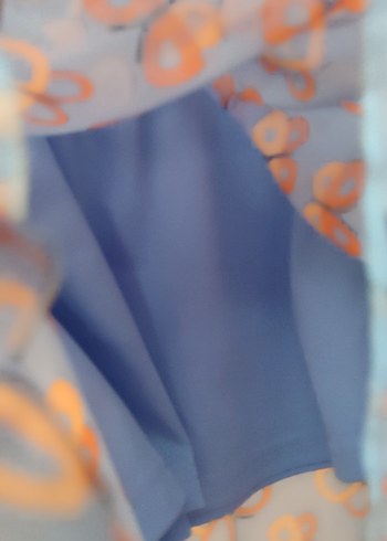 Kız Çocuk Mavi Kelebekli Fırfırlı Elbise - Görsel 6