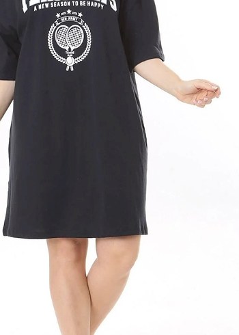 Colins orjinal  Lacivert  kısa kollu Baskılı Elbise - Görsel 3