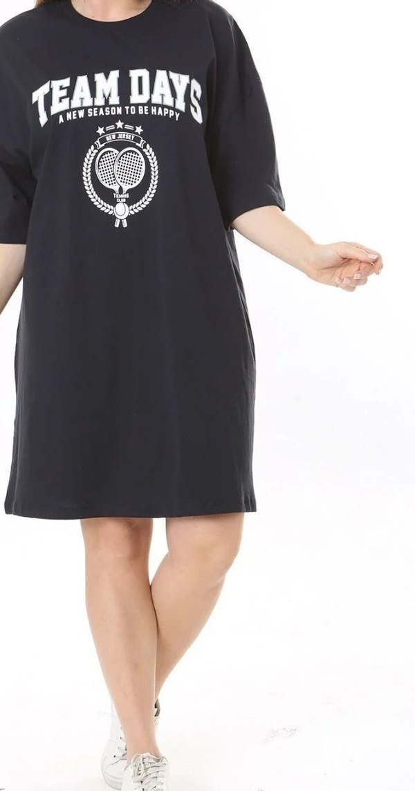 Colins orjinal  Lacivert  kısa kollu Baskılı Elbise - Görsel 3