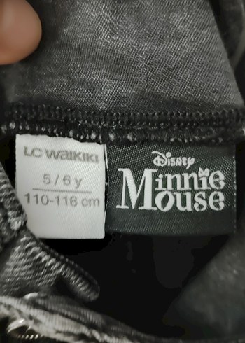 Lcw Kız Çocuk Siyah Denim Nakışlı Askılı Elbise - Görsel 4