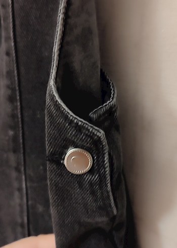 Lcw Kız Çocuk Siyah Denim Nakışlı Askılı Elbise - Görsel 3