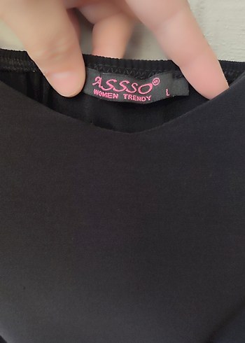 Siyah hafif V Yaka Askılı Elbise - Görsel 4