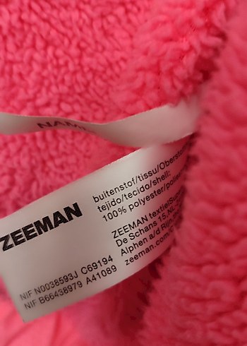 Zeeman Kız Çocuk Pembe Fermuarlı Mont - Görsel 4