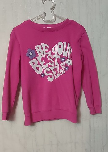 4 adet Civil Kız  Kırmızı-yeşil-pembe-lila Baskılı Sweatshirt - Görsel 9
