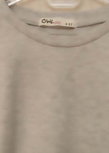 2 adet Civil Mor ve Gri  Çocuk Sweatshirt 2 adet unisex - Görsel 5