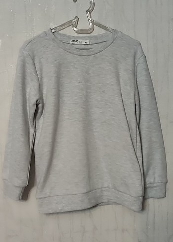 2 adet Civil Mor ve Gri  Çocuk Sweatshirt 2 adet unisex - Görsel 4