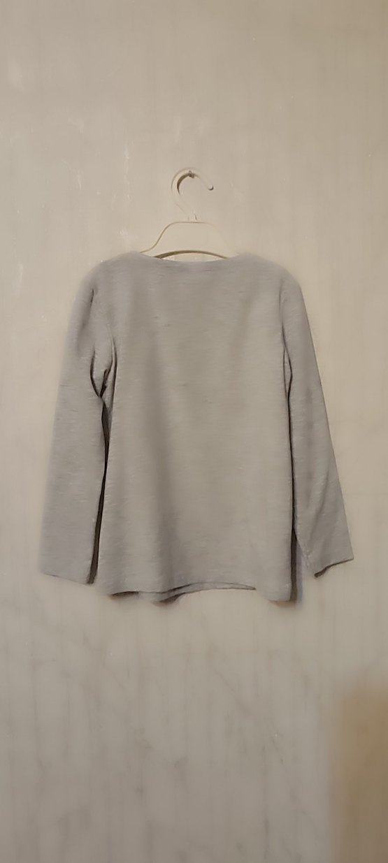 Civil Kız Çocuk Gri Uzun Kollu Sweatshirt - Görsel 2