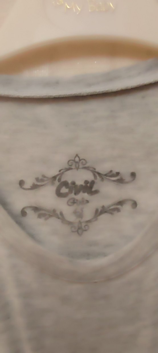 Civil Kız Çocuk Gri Uzun Kollu Sweatshirt - Görsel 3