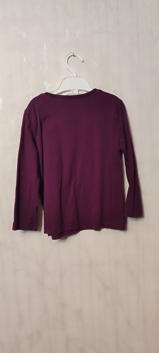 4 adet Lcw Kız Çocuk Mor-siyah-beyaz  Uzun Kollu Basic Tişört - Görsel 2