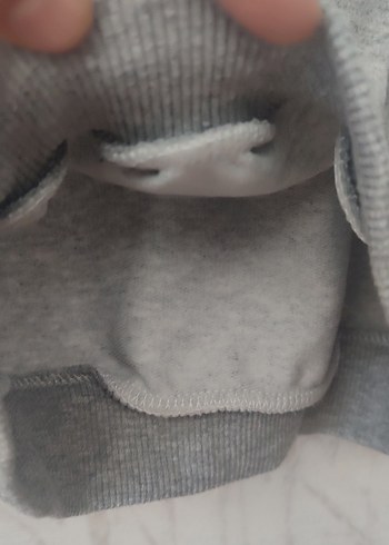 Mor Gri Renkli Kız Sweatshirt - Görsel 5