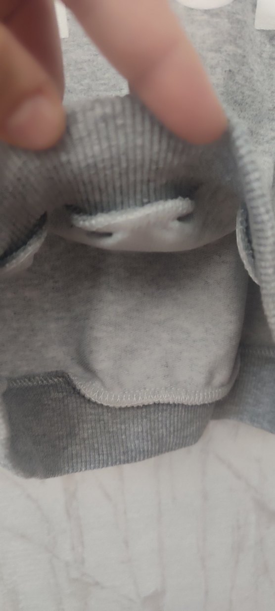 Mor Gri Renkli Kız Sweatshirt - Görsel 5