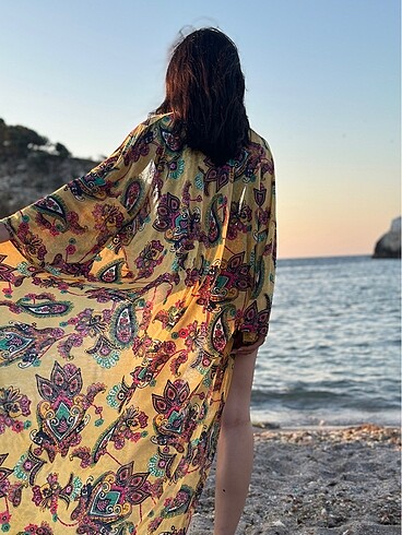 Desenli Kimono