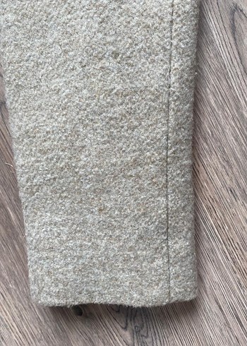 Bej Çift Düğmeli Kadın Kaban lcw - Görsel 6