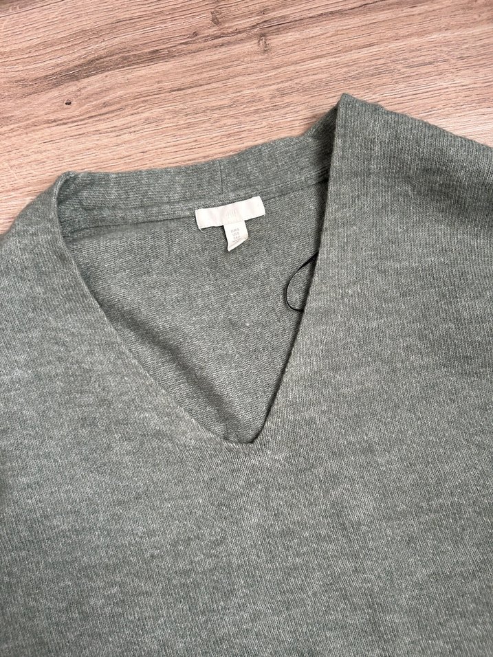 V Yaka Triko Kadın Kazak H&M - Görsel 3