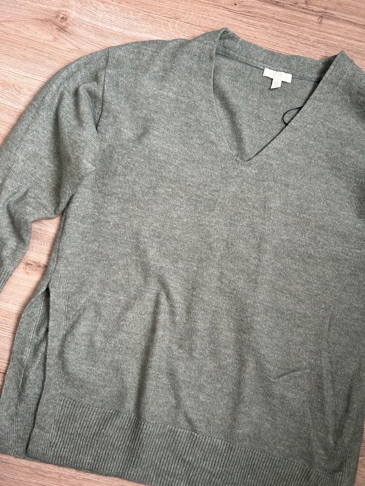 V Yaka Triko Kadın Kazak H&M - Görsel 4