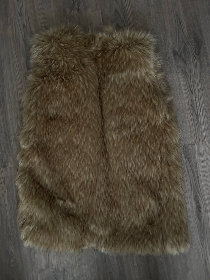 Bej Kürklü Kadın Yelek - Görsel 2