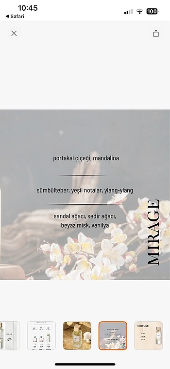 Beden Renk Illusione mirage kadın parfüm
