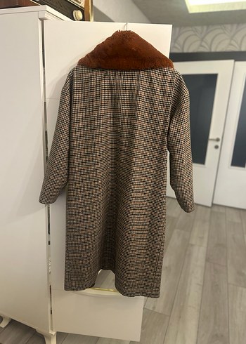 Kahverengi Ekose Desenli Kaban - Görsel 3