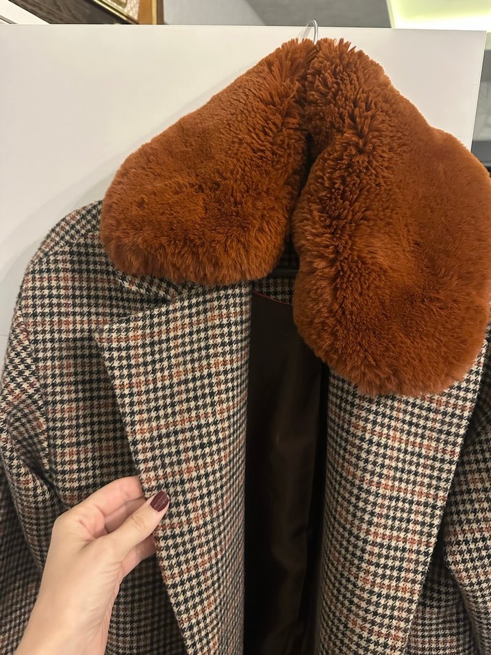 Kahverengi Ekose Desenli Kaban - Görsel 5