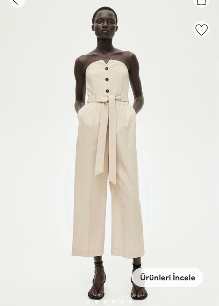 Straplez Tulum Bej Renginde - Görsel 2