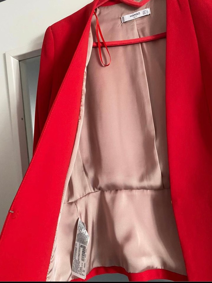 Kırmızı Blazer - Görsel 2