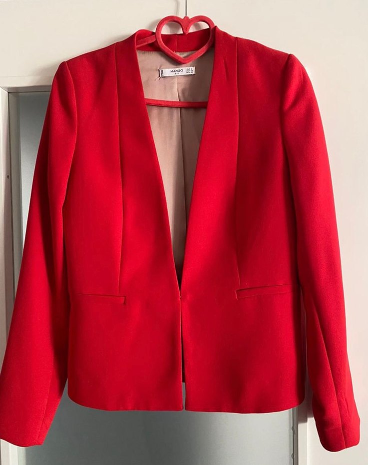 Kırmızı Blazer - Görsel 5