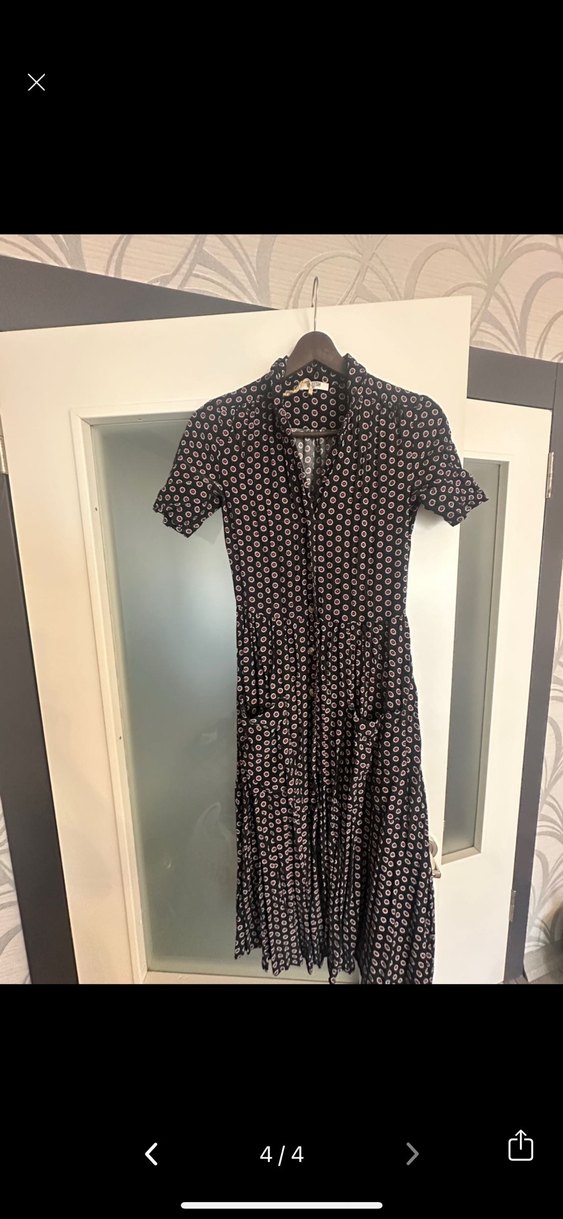 V Yaka Mudo elbise - Görsel 3