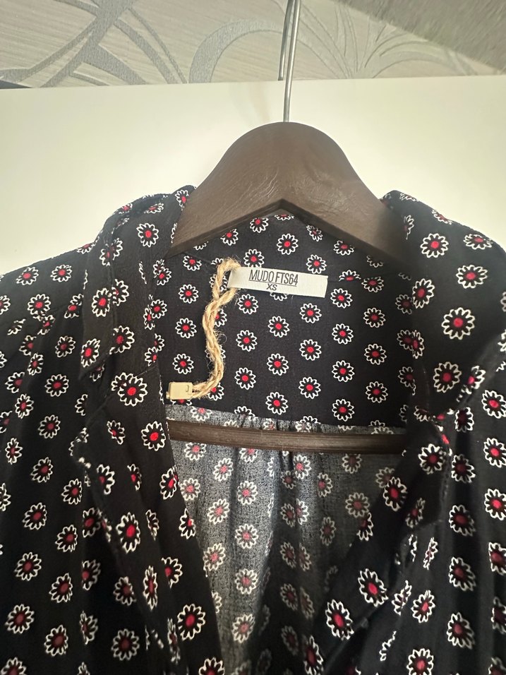 V Yaka Mudo elbise - Görsel 5