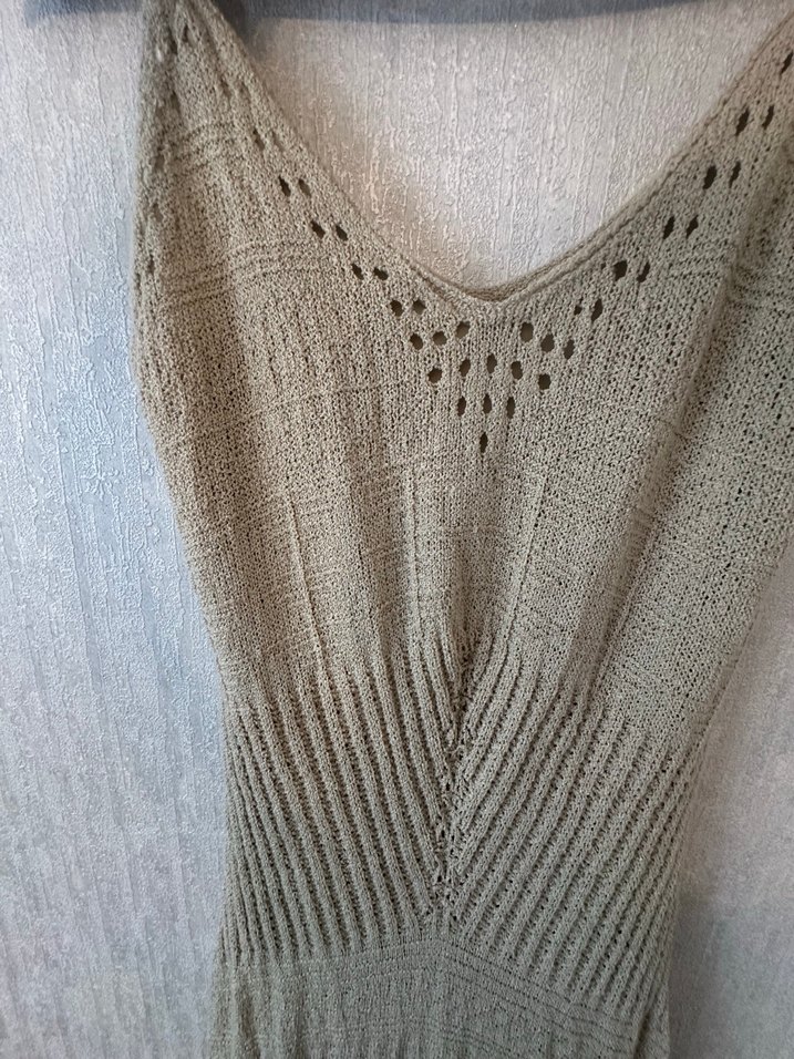 Örgü elbise standart bedendir butik ürünüdür - Görsel 3