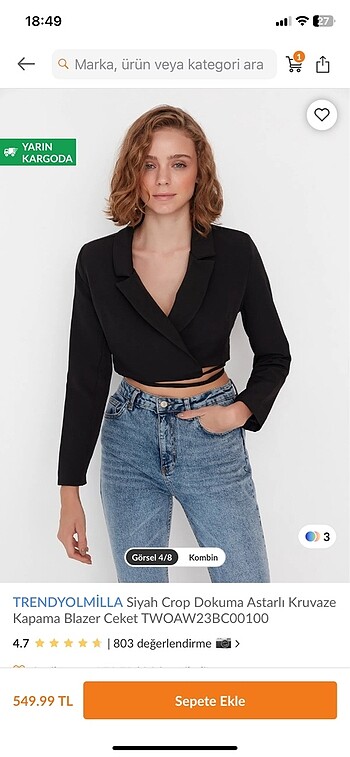 m Beden Blazer ceket