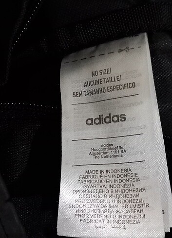 Beden siyah Renk Adidas sırt çantası