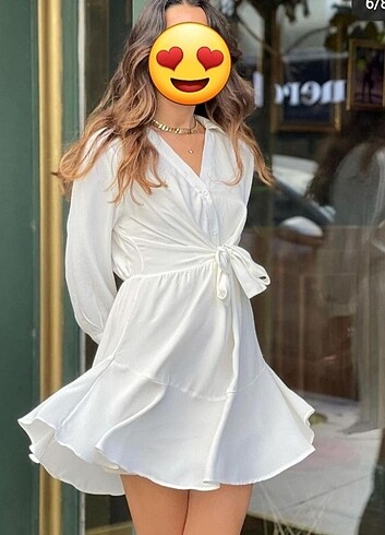 Mini beyaz elbise