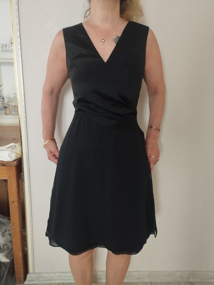 Siyah Fitted Midi - Görsel 5