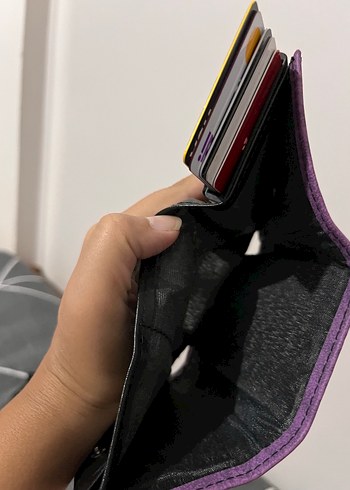 Beden Mor Minimalist kadın Cüzdanı
