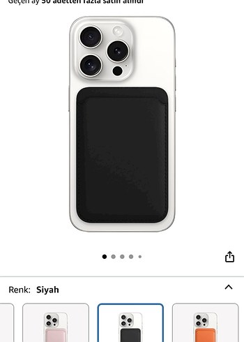 Siyah Telefon Cüzdanı